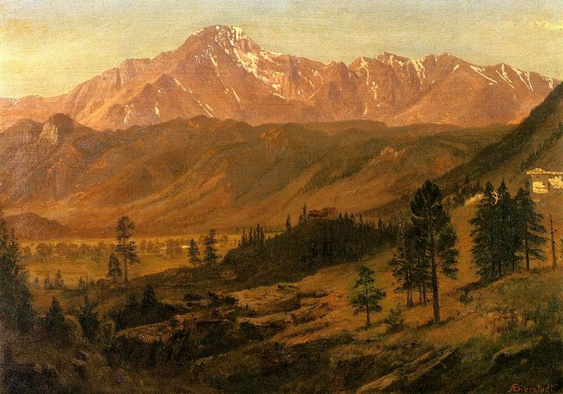 Albert Bierstadt Pikes Peak